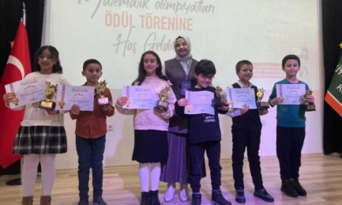 4. Sınıflar Matematik Olimpiyatlarında B&uuml;y&uuml;k Başarı