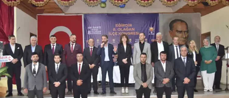 AK Parti Eğirdir'de 8. Olağan Kongresini Gerçekleştirdi