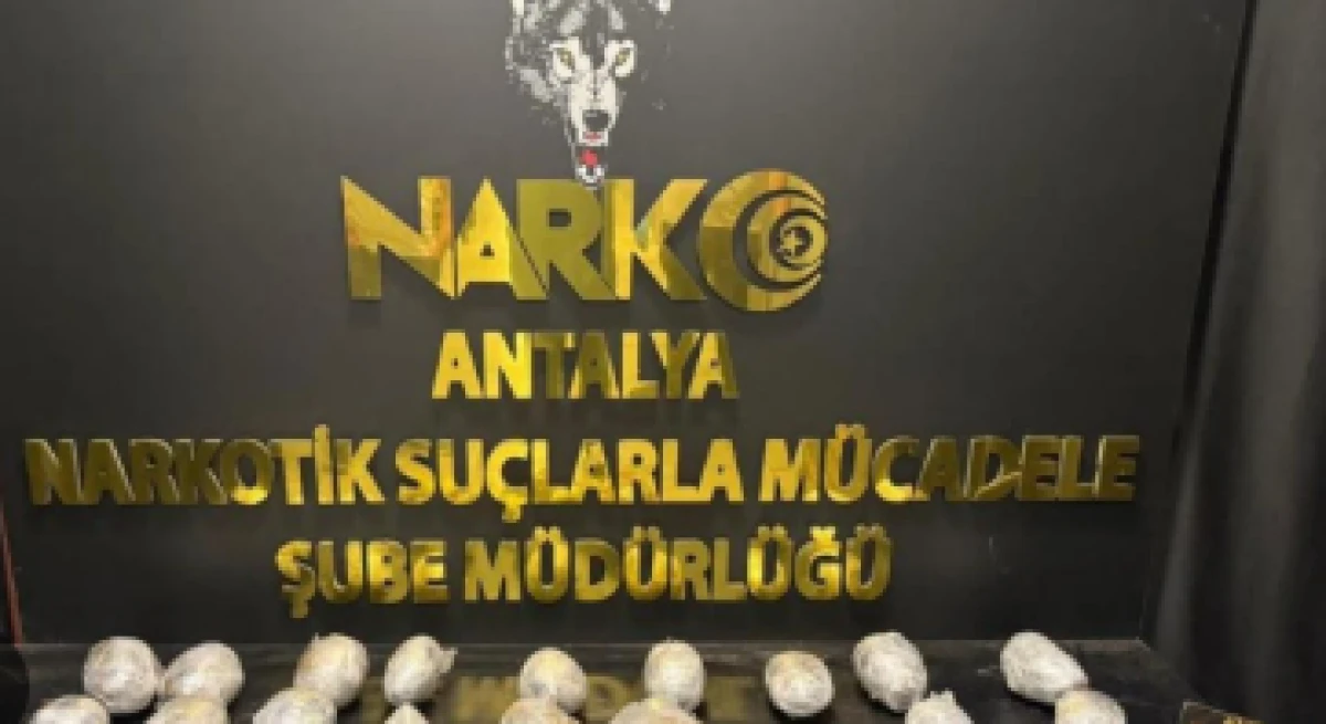 Alanya'da 9 kilo esrara 9 yıl hapis