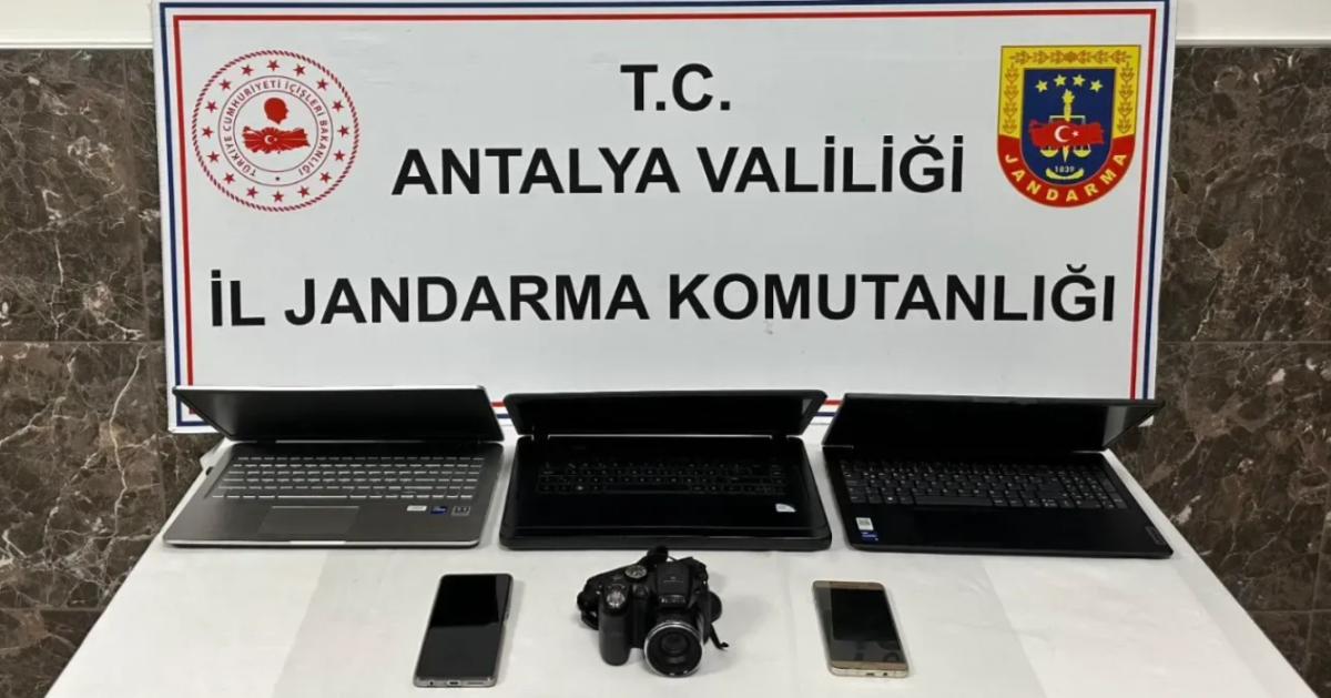 Alanya'da kamu soyguncusu kıskıvrak