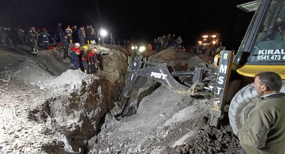 Amasya'da sondaj çalışması sırasında göçük oluştu: 2 kişi hayatını kaybetti