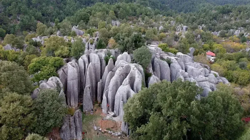 Antalya turizmde kimseye lokma bırakmayacak! İşte Antalya'nın peribacaları