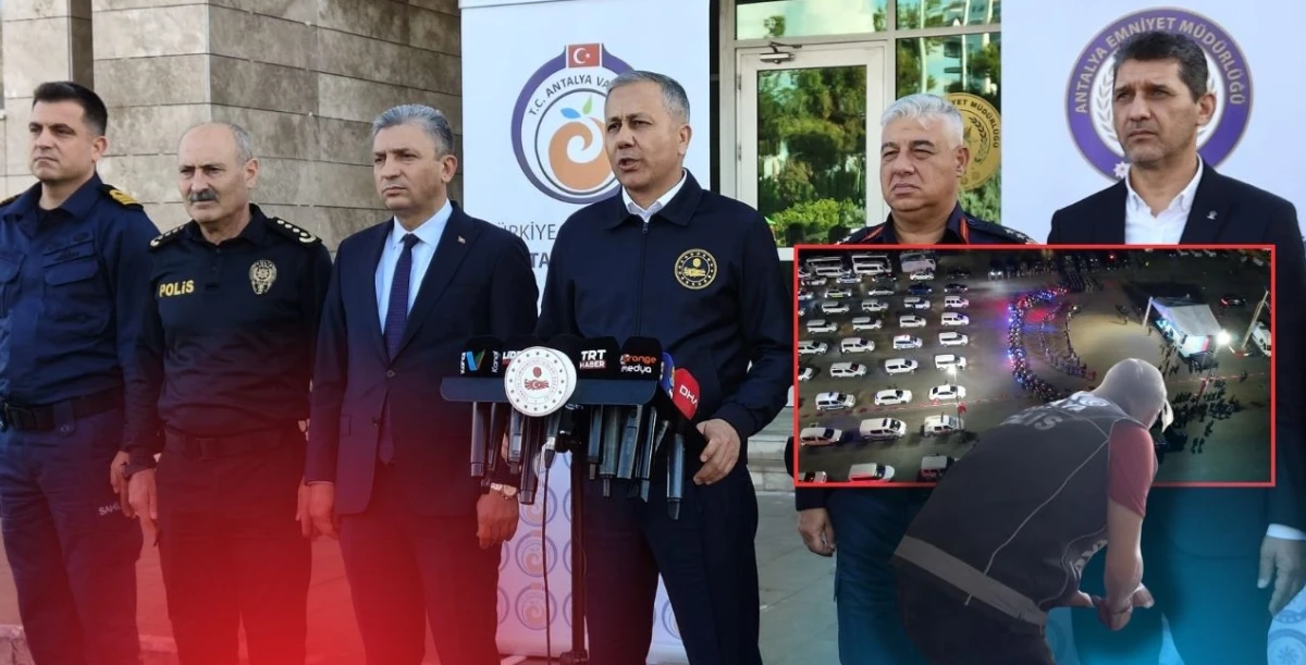 Antalya’da uyuşturucuya dev darbe: Binlerce polisin katıldığı operasyonda 458 gözaltı!