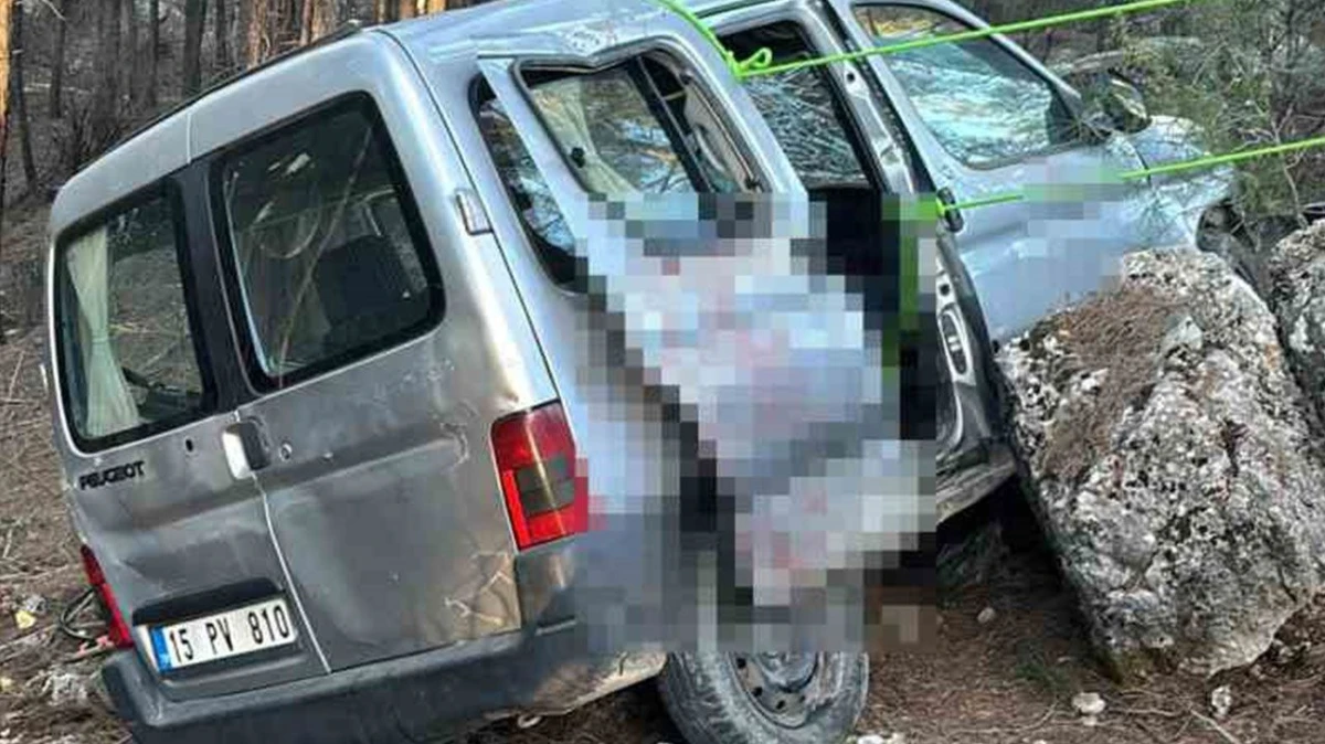 Ara&ccedil; şarampole devrildi: 3 yaralı