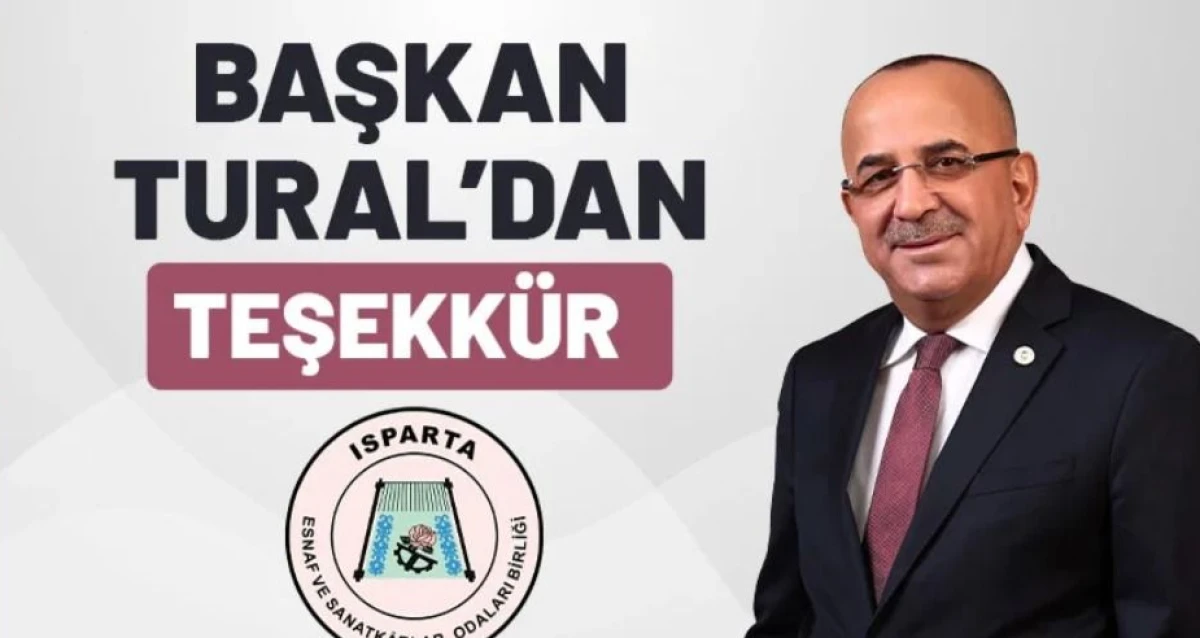 Başkan Tural'dan teşekk&uuml;r