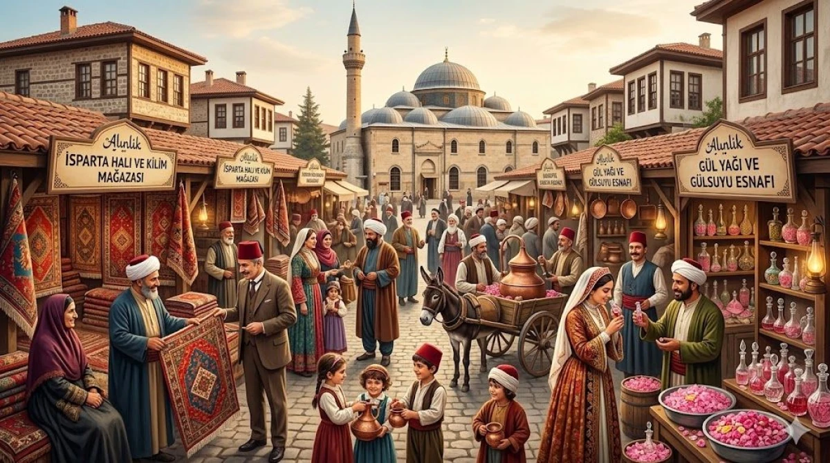 Bir Zamanlar Isparta&rsquo;nın Sesi İlmeğin T&uuml;rk&uuml;s&uuml;yd&uuml; Isparta&rsquo;nın Kadim &Ccedil;arşıları