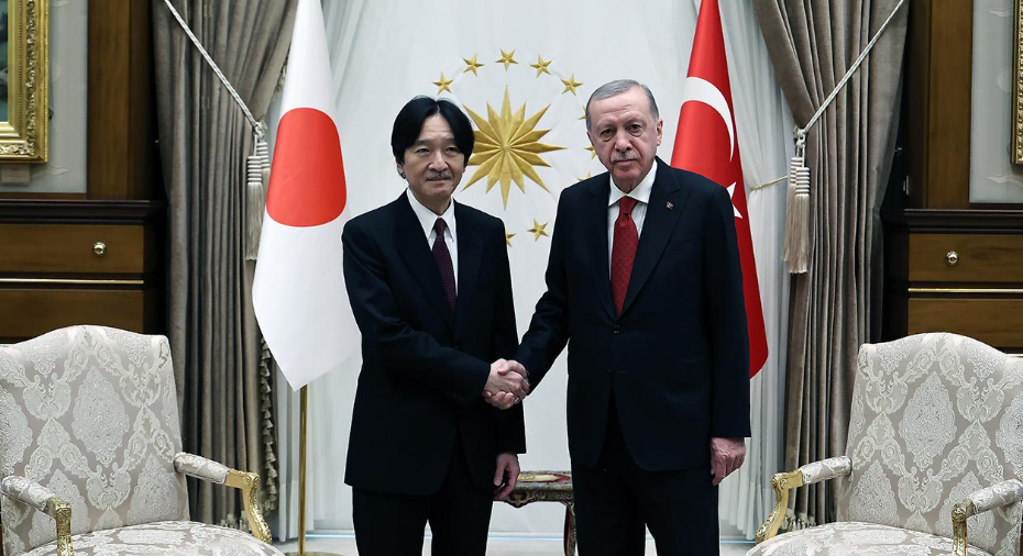 Cumhurbaşkanı Erdoğan, Japonya Veliaht Prensi Akshino ile görüştü