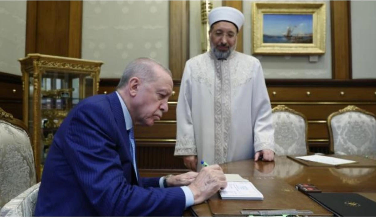 Cumhurbaşkanı Erdoğan, kurban bağışını TDV'ye yaptı