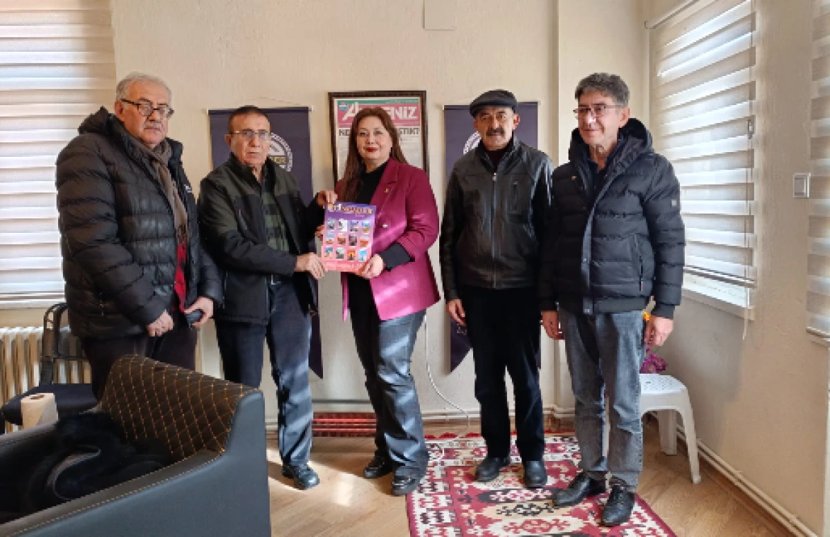 DEMOKRAT PARTİDEN TİNGADER'E &Ccedil;ALIŞAN GAZETECİLER G&Uuml;N&Uuml;  ZİYARETİ