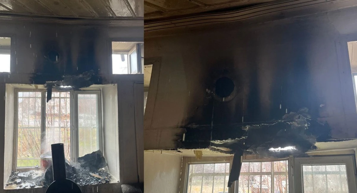 Dogancı Mahallesi&rsquo;nde Baca Yangını Paniğe Neden Oldu