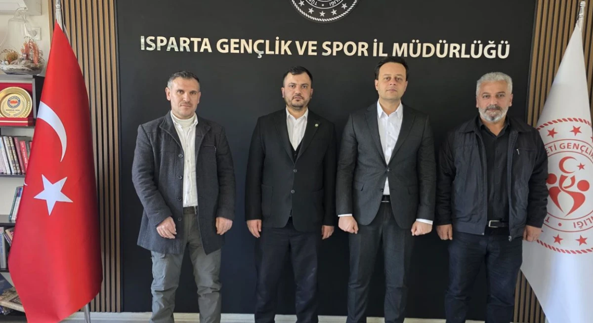 H&uuml;da Par&rsquo;dan Gen&ccedil;lik ve Spor İl M&uuml;d&uuml;rl&uuml;ğ&uuml;&rsquo;ne Ziyaret