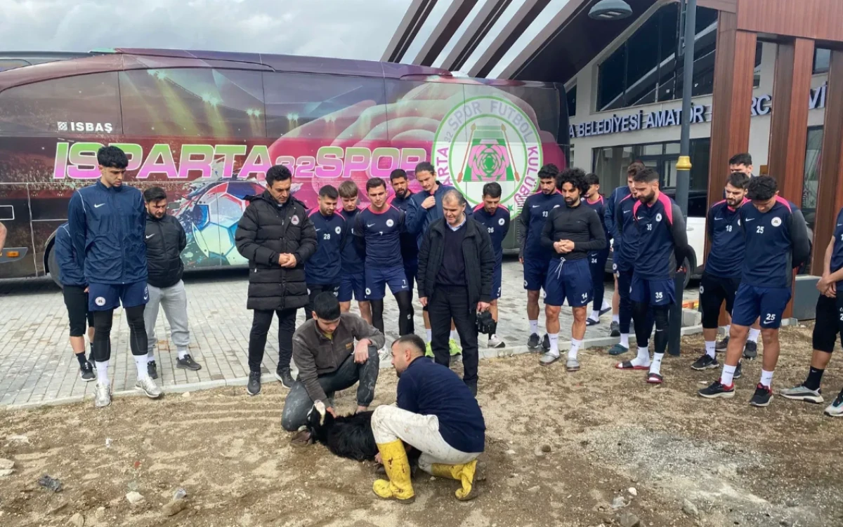 ISBAŞ Isparta32spor Adak Kurbanı Kesti