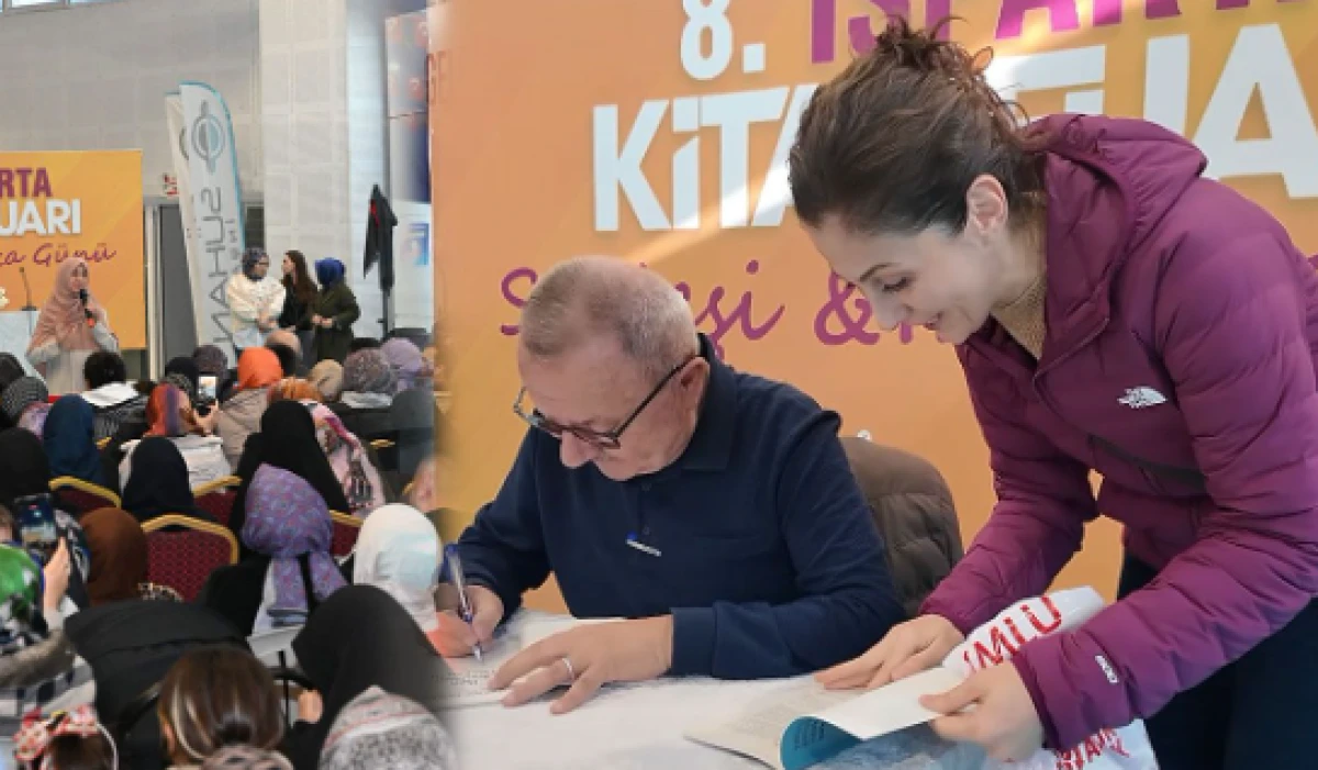 Isparta Kitap Fuarı&rsquo;nda Ş&uuml;kr&uuml; Erbaş ve Saliha Erdim kitapseverlerle buluştu