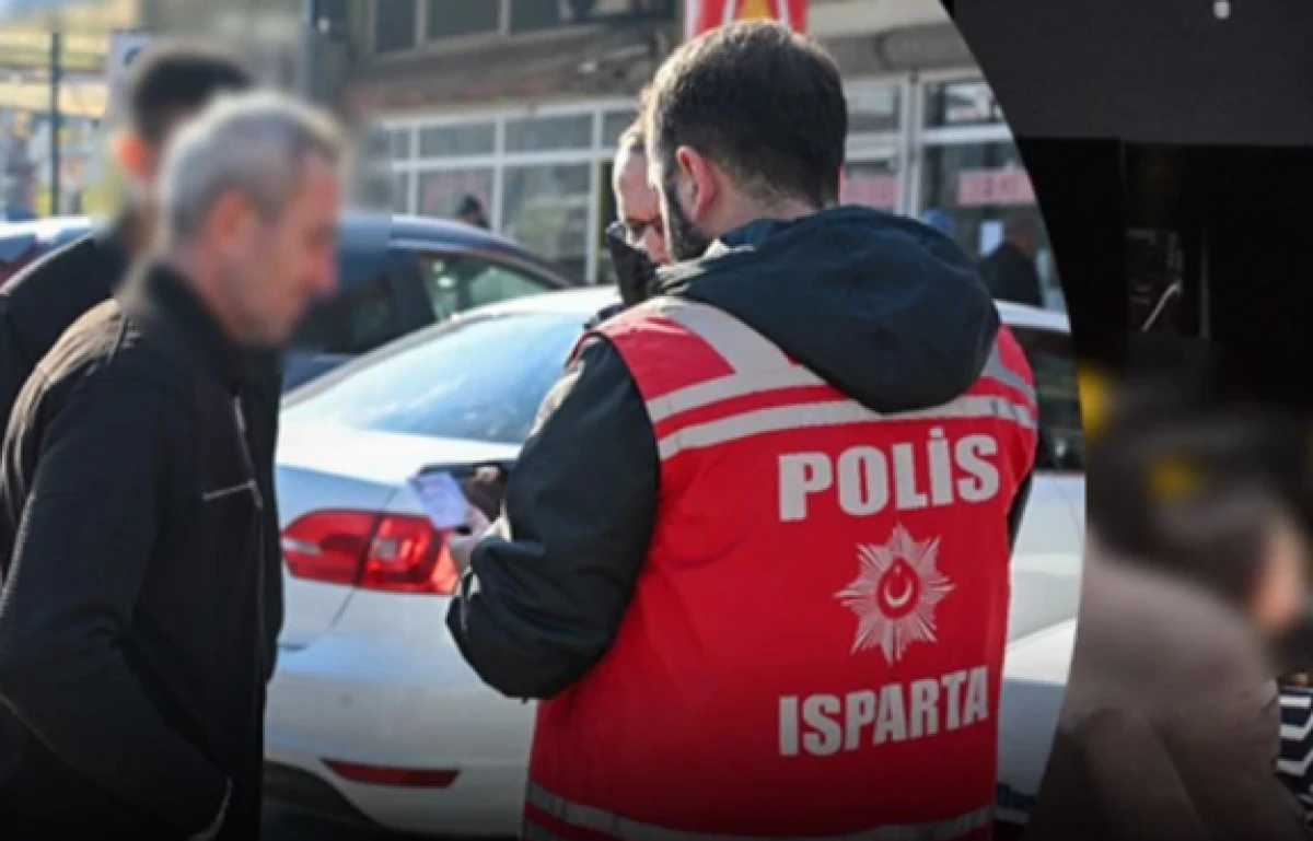 Isparta polisi okul &ouml;nlerinde sahada