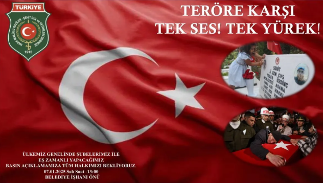 Isparta Teröre Karşı Tek Ses Tek Yürek Olacak!