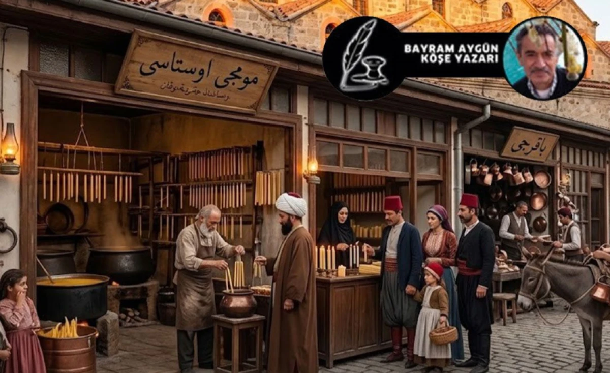 Isparta&rsquo;da 1907&rsquo;nin Ramazan Bayramı&rsquo;nda G&uuml;l Şehrinde Bir Mumcu Esnafı &Ccedil;elebi Mustafa