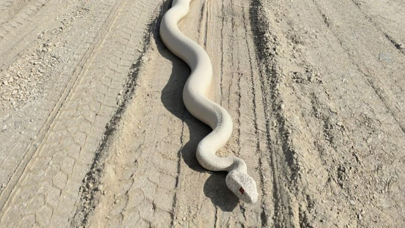 Isparta'da İlk Kez Böyle Bir Yılan Görüldü