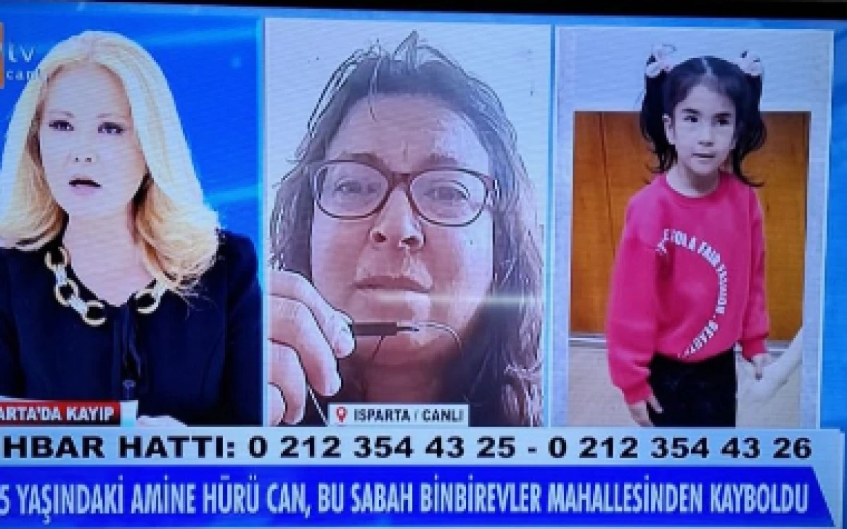 Isparta&rsquo;da Kayıp Olarak Aranan 5 Yaşındaki Amine H&uuml;r&uuml; Can Bulundu