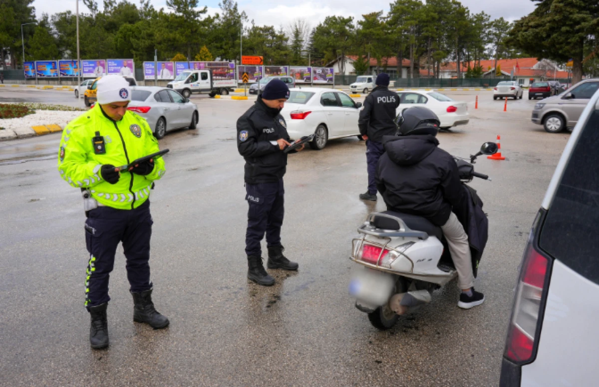 Isparta'da motosikletlere sıkı denetim