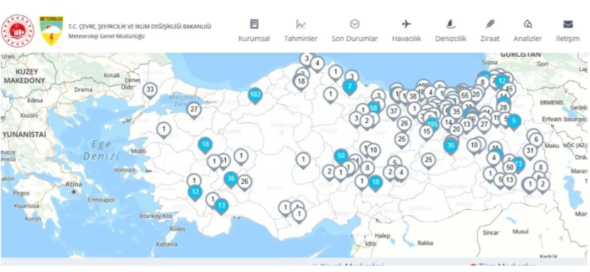 Isparta'nın Çeşitli Bölgelerinde Kar Kalınlığı Ne Kadar?