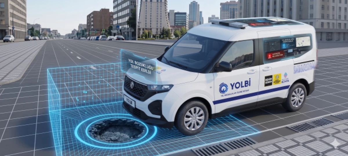 Konya B&uuml;y&uuml;kşehir'den Akıllı Şehircilikte &Ccedil;ığır A&ccedil;an Adım: Yapay Zeka Destekli Yol Bozuklukları İzleme Sisteme Devreye Giriyor
