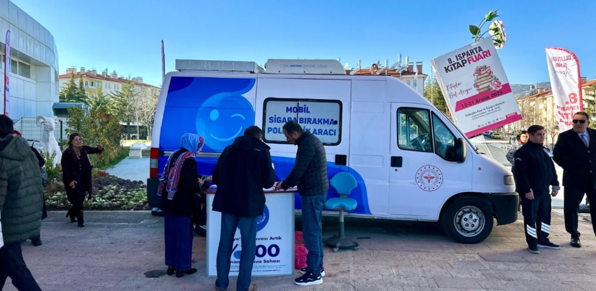 Mobil Sigara Bırakma Polikliniği, Kitap Fuarında yerini aldı 