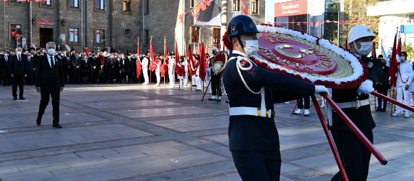 Mustafa Kemal Atatürk Saygı ve Minnetle Anıldı