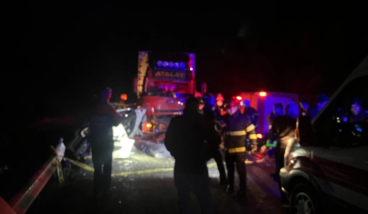 &Ouml;l&uuml;m yolunda yine kaza g&ouml;r&uuml;nt&uuml;leri