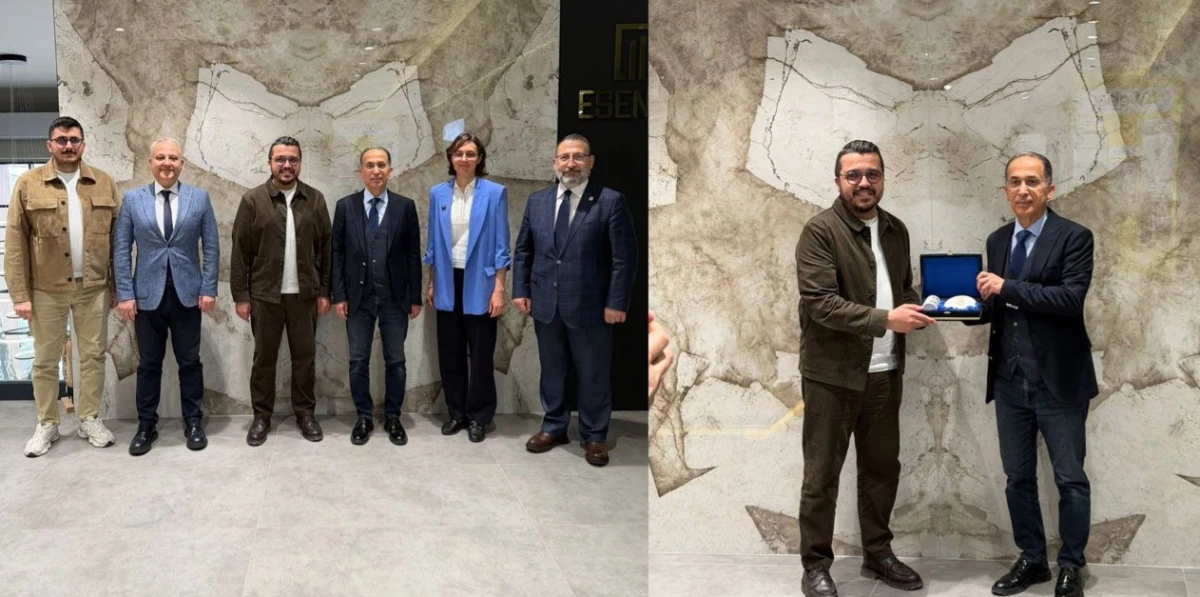 SD&Uuml; Rekt&ouml;r&uuml; Prof. Dr. Mehmet Saltan&rsquo;dan Esen Yapı&rsquo;ya Ziyaret