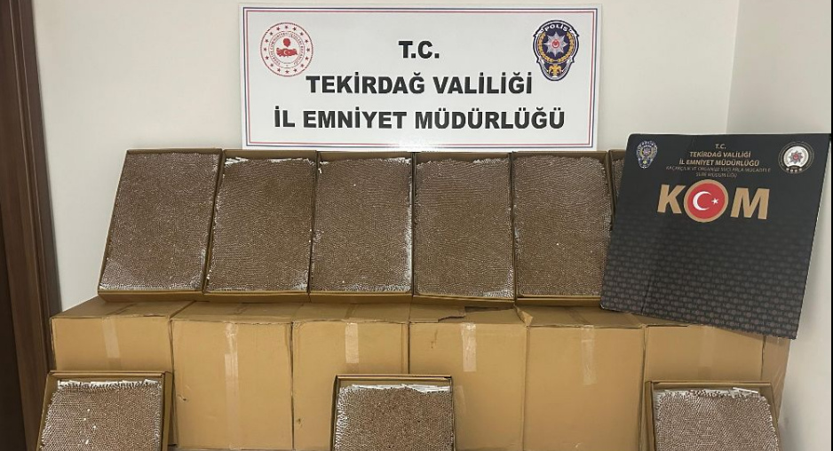 Tekirdağ'da uyuşturucu operasyonu