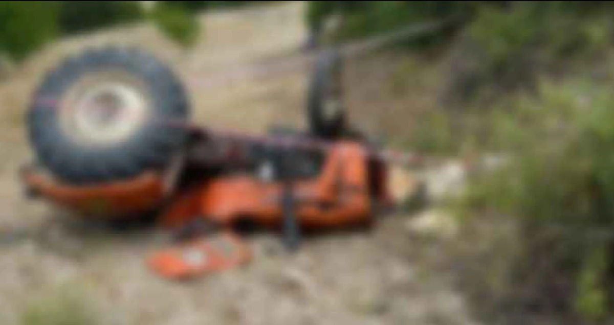 Traktör kazasından acı haber geldi