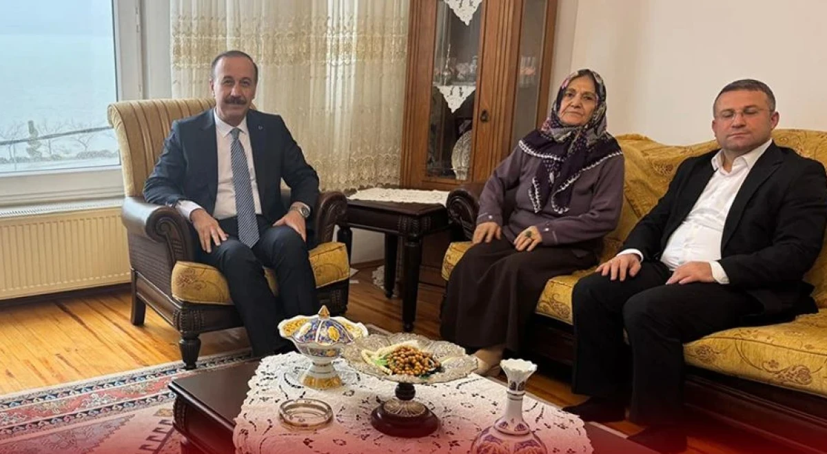 VALİ ERİN &Ccedil;OŞ&rsquo;UN AİLESİNİ ZİYARET ETTİ