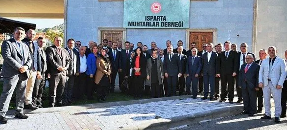 Vali Erin, Muhtarlar Derneğini Ziyaret Etti